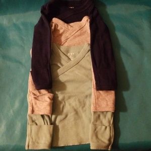 3 month old Carter kimono shirts